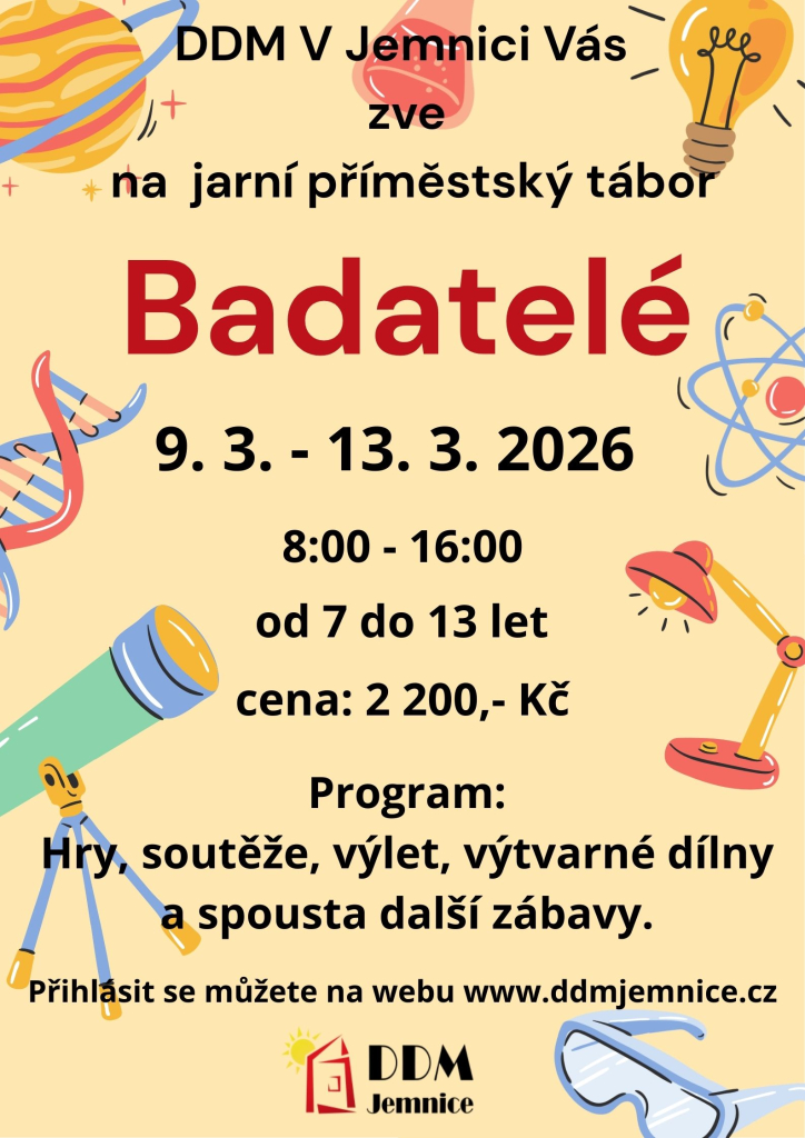 Jarní příměstký tábor - Badatelé