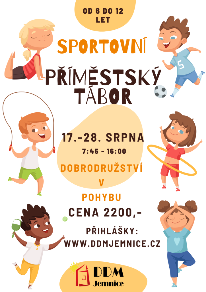 Letní příměstský tábor - Dobrodružství v pohybu