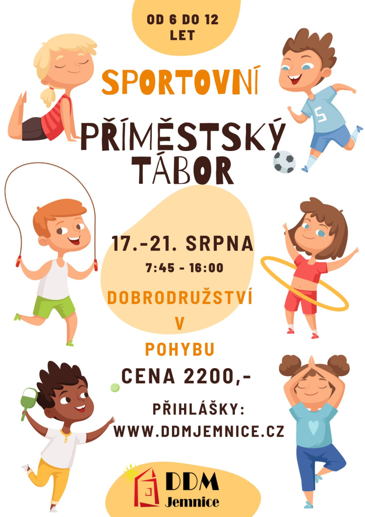 Letní příměstský tábor - Dobrodružství v pohybu