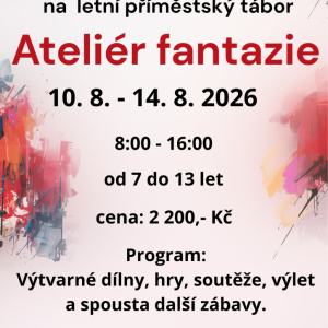 Letní příměstský tábor - Ateliér fantazie