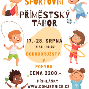 Letní příměstský tábor - Dobrodružství v pohybu